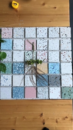 水磨石预制规格板 600*600*20
